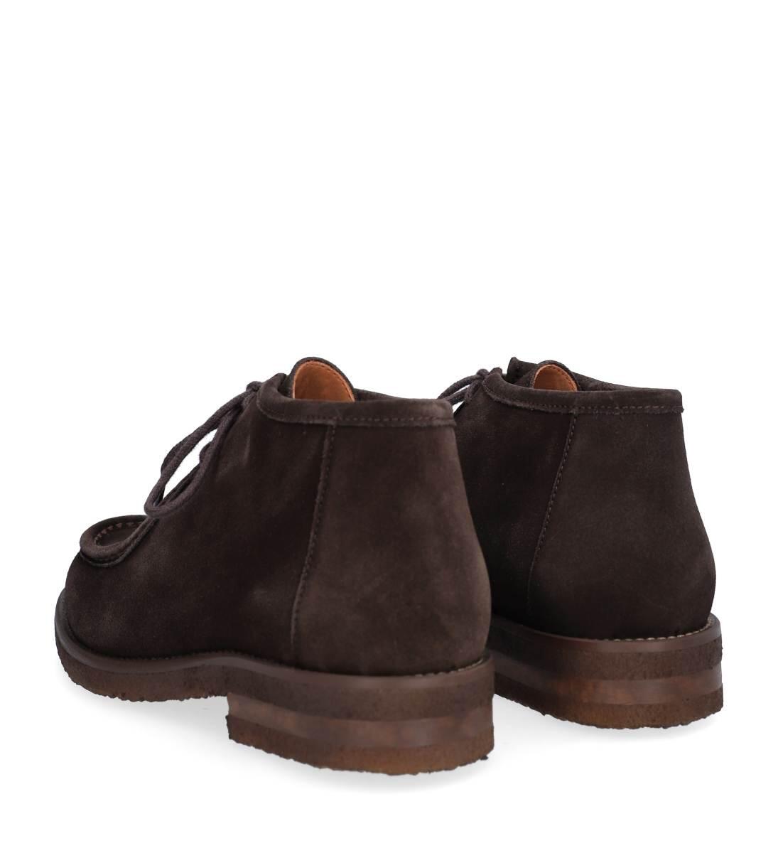 A7025 sko med snøre - T. moro suede 556